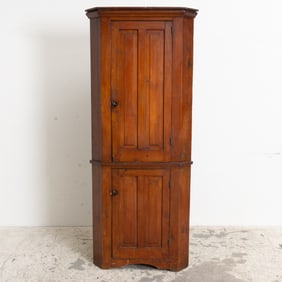 Pine Corner Cabinet