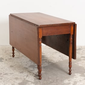 Mahogany Drop-Leaf Dining Table