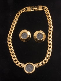 Carolee Gilt Metal Jewelry Set