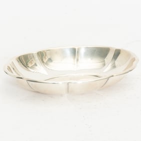 Gorham Sterling Scallop Oval Dish