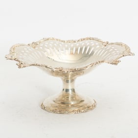 Sterling Silver Reticulated Compote