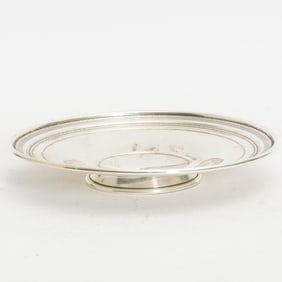Sterling Silver Footed Plate