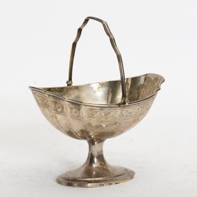 Continental Silver Footed Basket