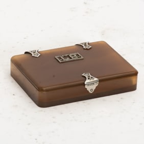 Agate, Platinum, and Diamond Box