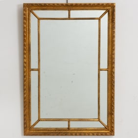 Gilt Painted Rectangular Mirror