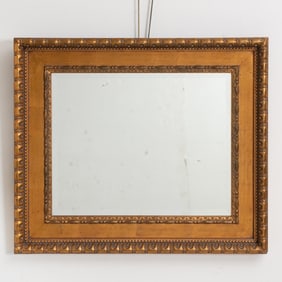 Carved Wood Mirror
