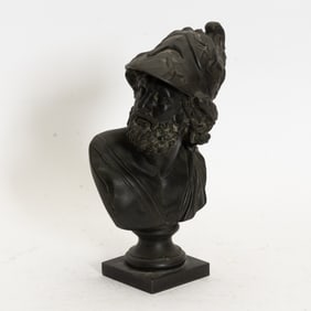 Spelter Bronze Ajax Bust