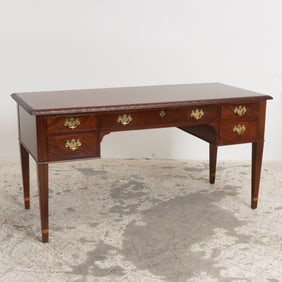 Baker Chippendale Style Mahogany Desk