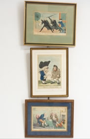 Three Lawyer-Themed Caricatures