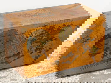 Chinese Style Lacquer Trunk