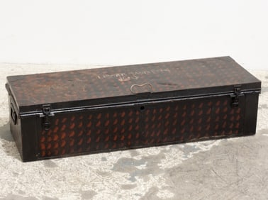 Painted Metal Foot Locker
