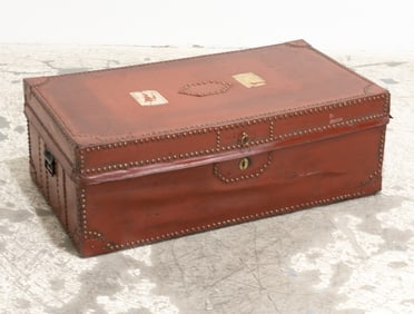 Red Leather Trunk