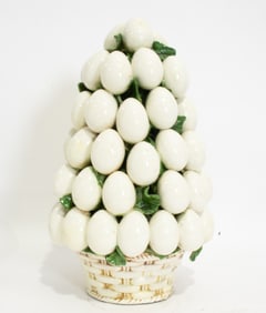 Ceramic Egg Topiary