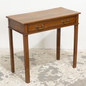 Mahogany One-Drawer Side Table