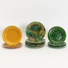 Collection of Majolica Plates