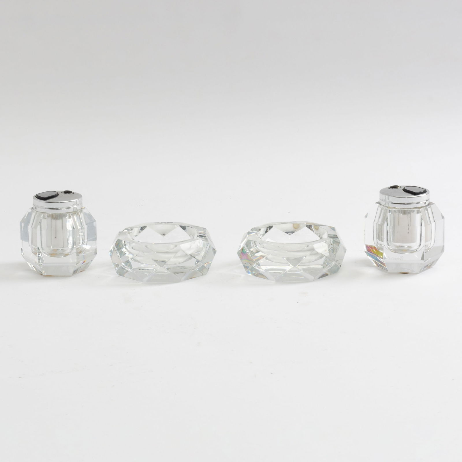 Pair Baccarat Glass Table Lighters (1 of 17)