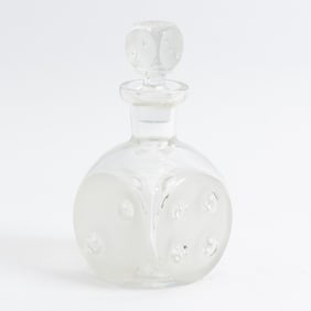 Spode Dice Form Glass Decanter