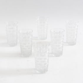 Set of Six William Yeoward Highball Glasses