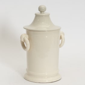Glazed Ceramic Lidded Jar