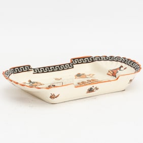 Greek Pattern Ceramic Tray