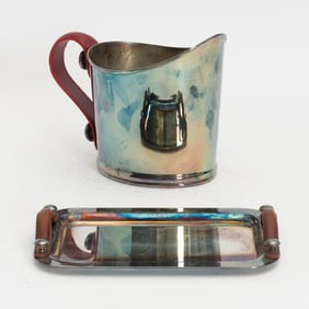 Art Deco Style Plata Lappas Silverplate Bar Pitcher