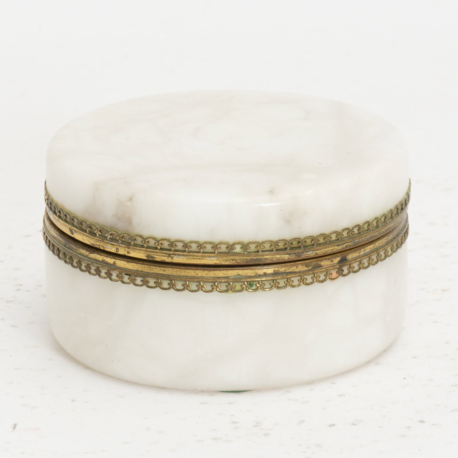 Brass Mounted Hardstone Box (1 of 6)