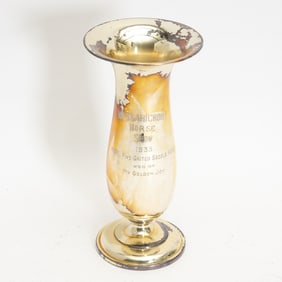 Sterling Trophy Vase