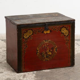 Paint Decorated Chest