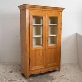 Provincial Pine Wire Door Cupboard