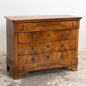 French Empire Walnut Chest of Drawers