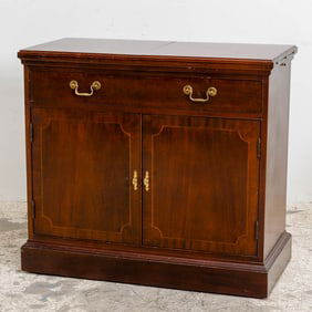 Hickory Chair George III Style Mahogany Side Cabinet