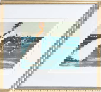 Richard Segalman: Coney Island Lithograph Signed (lr) Numbered 151/200 (Sight 15 1/4" h x 18" w Overall 25 1/4" x 27 3/4")Good