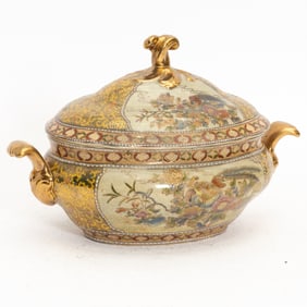 Satsuma Style Porcelain Tureen