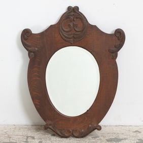 Carved Wood Mirror