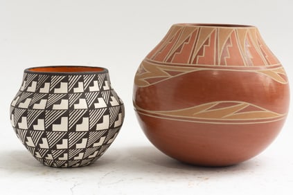 Two Pottery Vases
