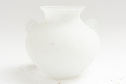 Frosted Glass Urn