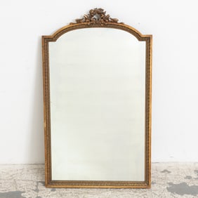 Gilt Painted Carved Wood Frame Mirror
