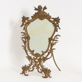 Louis XV Style Bronze Dressing Mirror