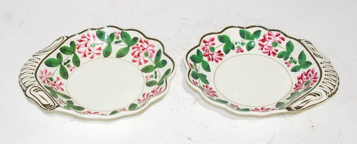 Pair of Spode Hand Painted Serving Dishes