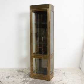 Mastercraft Mid Century Brass Vitrine