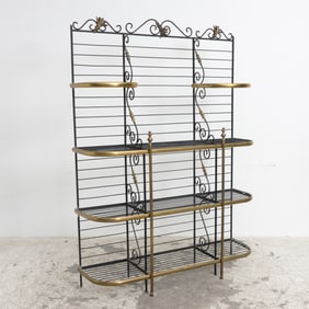 Wrought Iron Bakers Rack