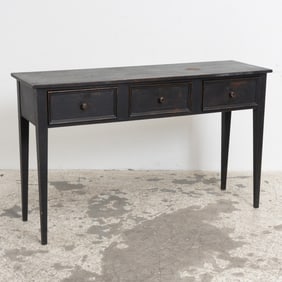 Black Painted Console