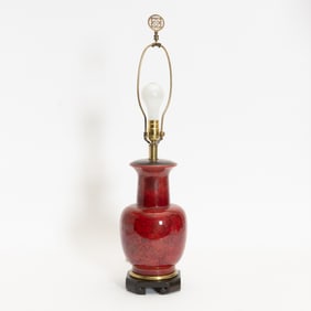 Red Porcelain Vase
