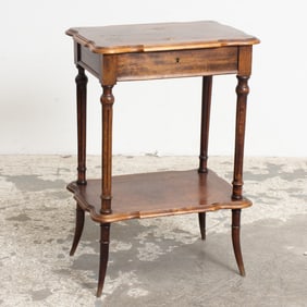Two-Tier Mahogany Dressing Table
