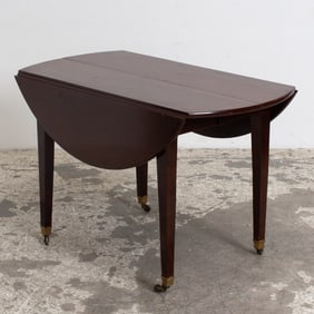 Mahogany Drop-Leaf Table