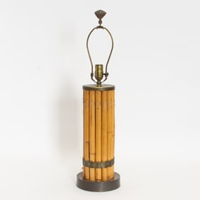 Bamboo Pillar-Form Lamp