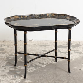 Victorian Style Tray Top Low Table