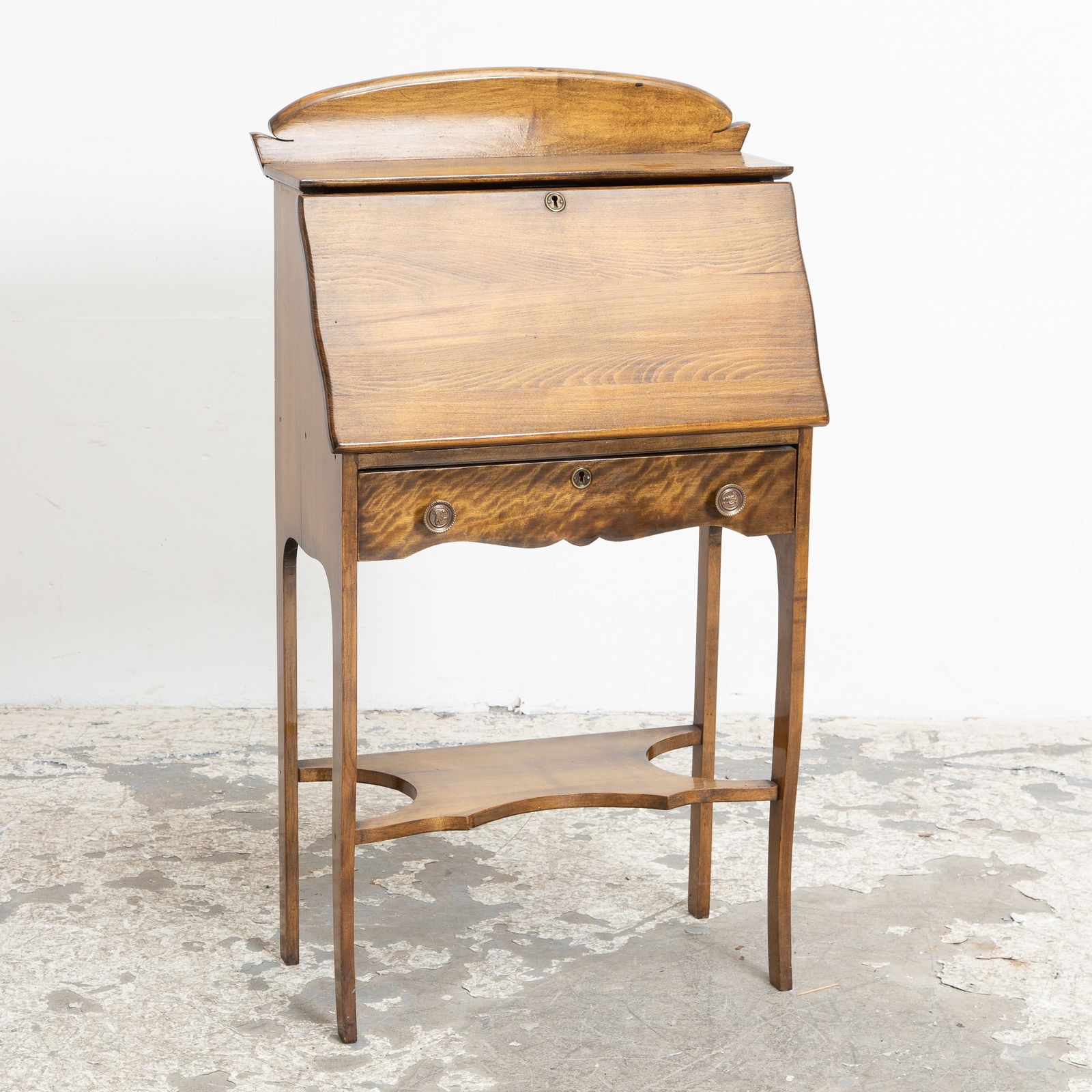 Continental Walnut Fall Front Desk (1 of 5)