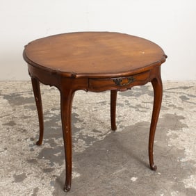 French Round Side Table