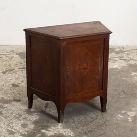 Louis XVI Style Marquetry Bedside Cabinet